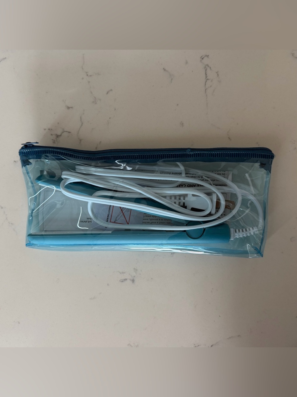 Mini flat iron with Travel Pouch